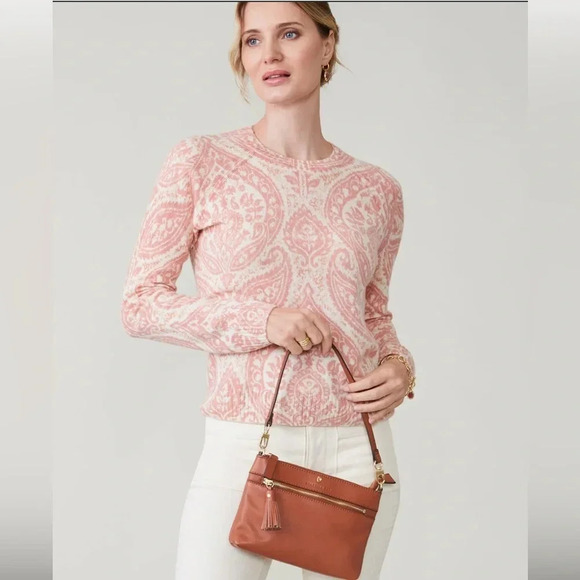 Spartina 449 Leather Convertible Crossbody Wristlet NWT - Picture 7 of 15